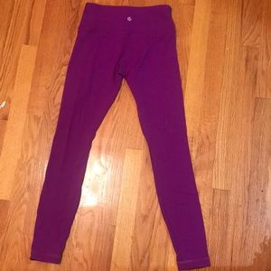 Lululemon wunder under reversible leggings